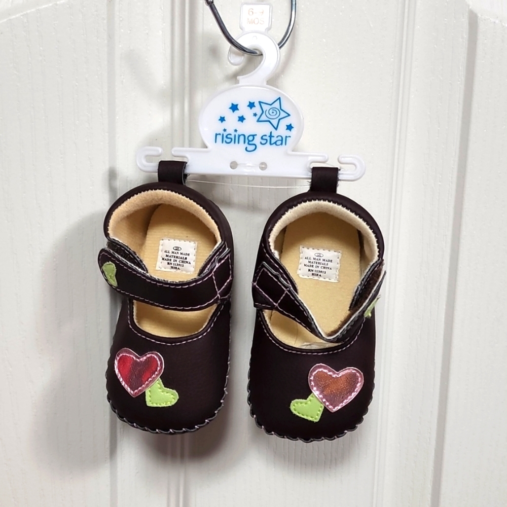 Baby girl shoes by rising star NWT